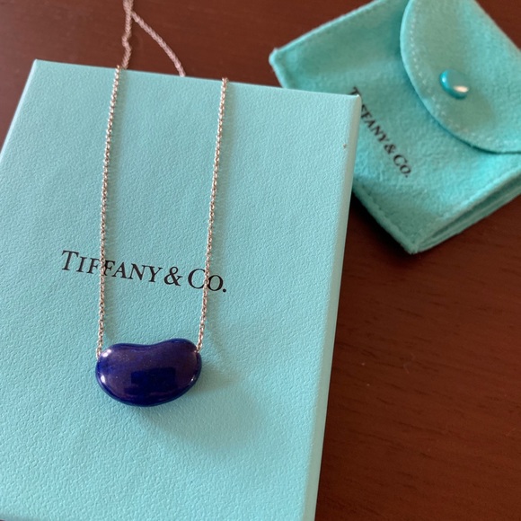 Co Elsa Peretti Lapis Lazuli Bean 